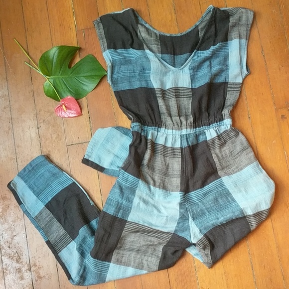 Ace & Jig Pants - Ace & Jig blue jumpsie. XS